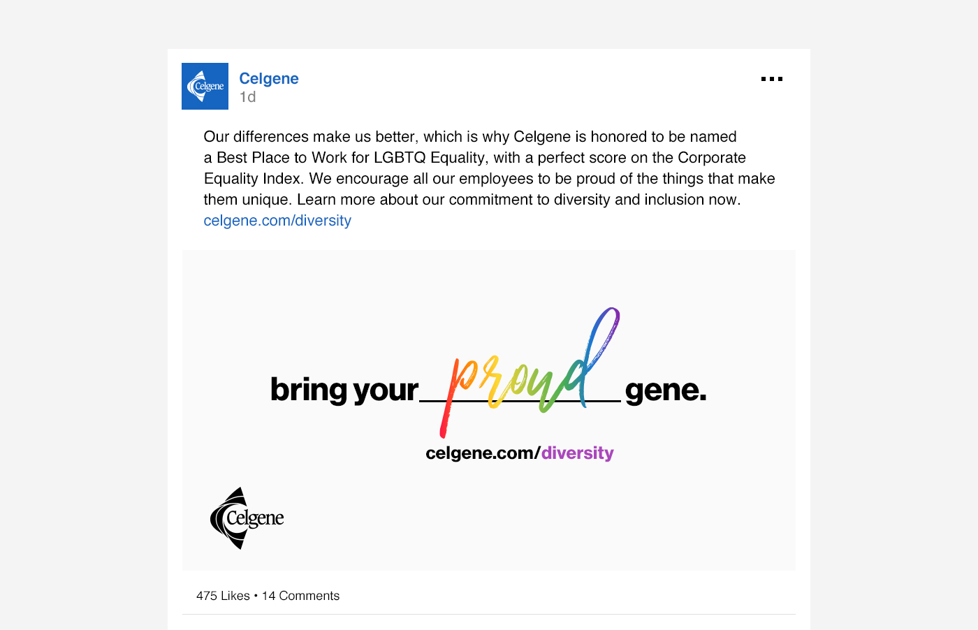 Bring your Proud gene