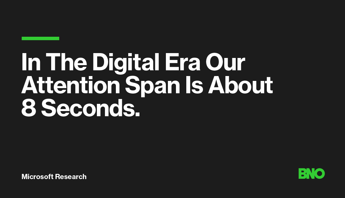 Attention span in the digital era.