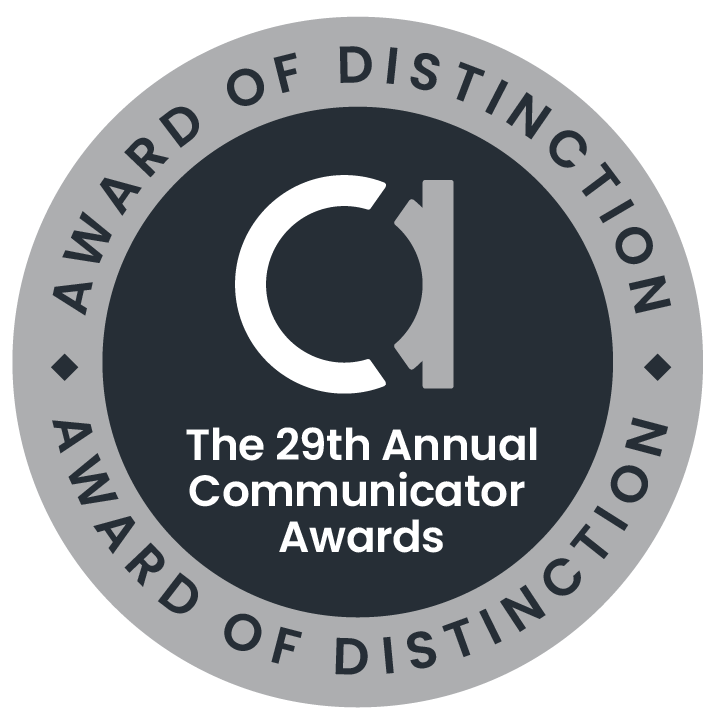 The 29th Annual Communicator Award of Distinction logo