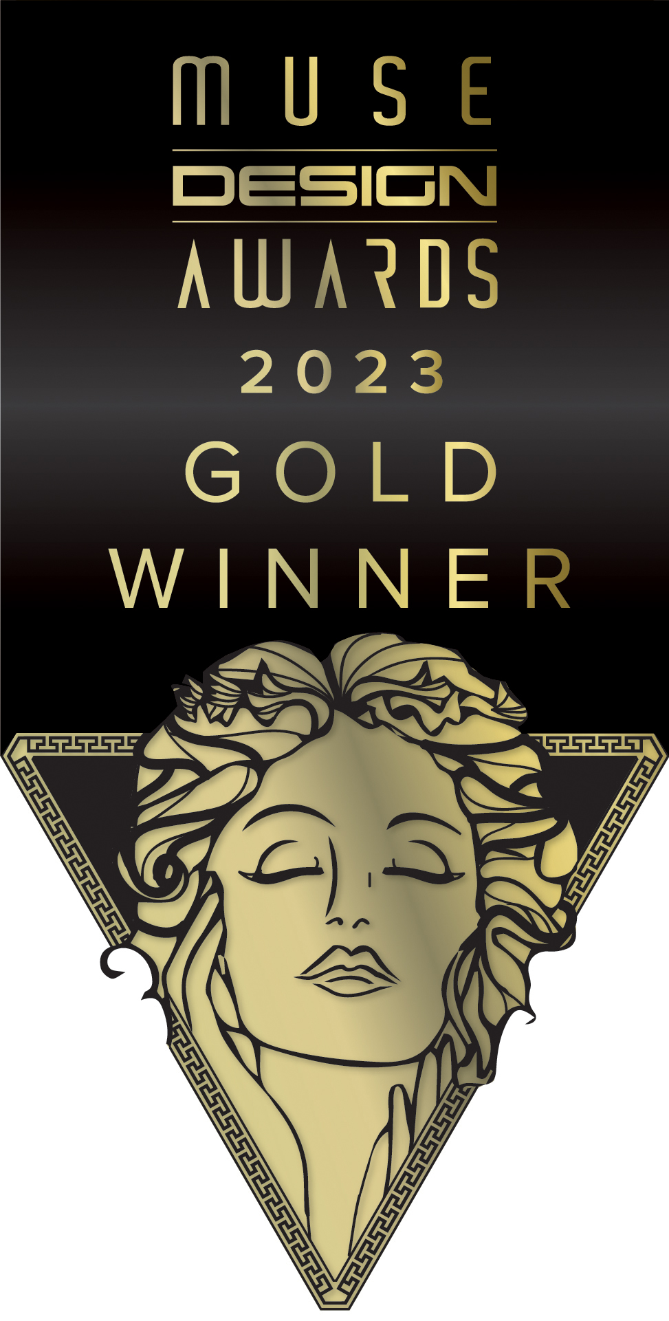MUSE Design Awards 2023 Gold Winner logo