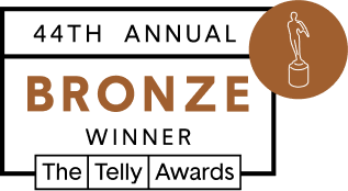 The Telly Awards: 44th Annual Bronze Winner logo