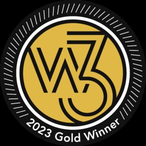 W³ Awards 2023 Gold Winner logo