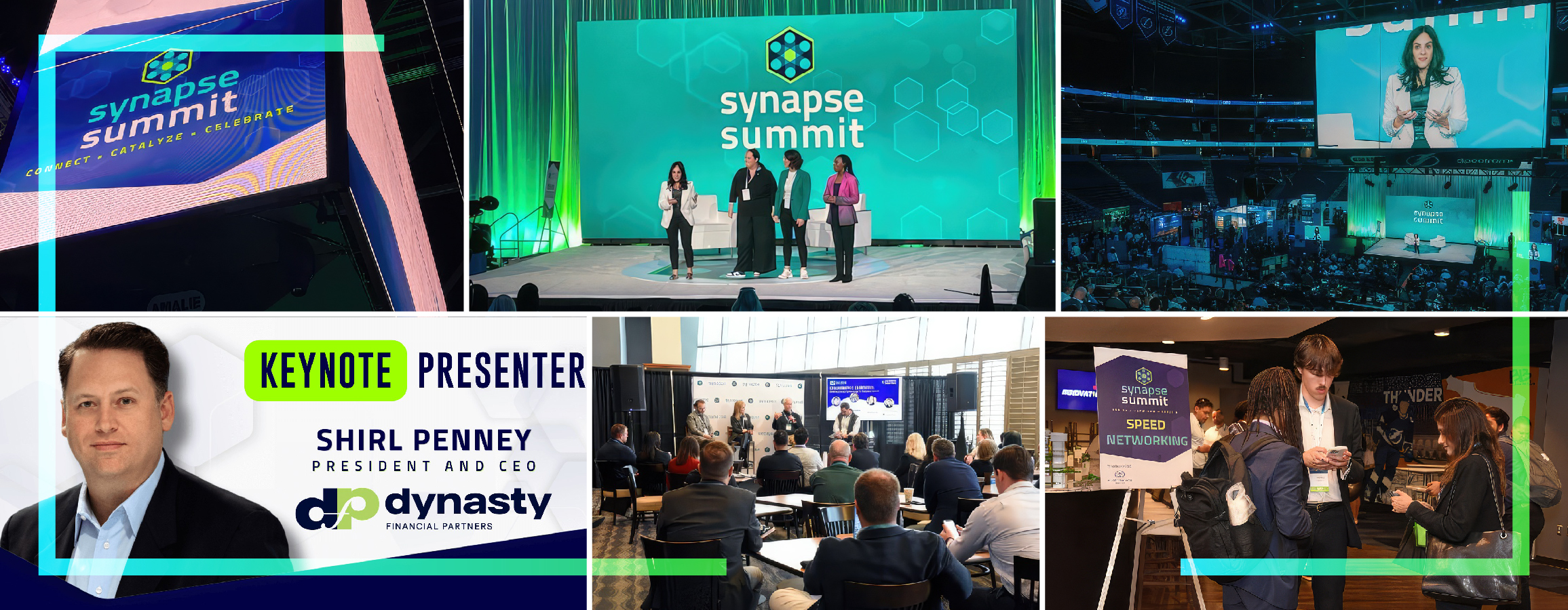 Collage of photos from the Synapse 2024 event