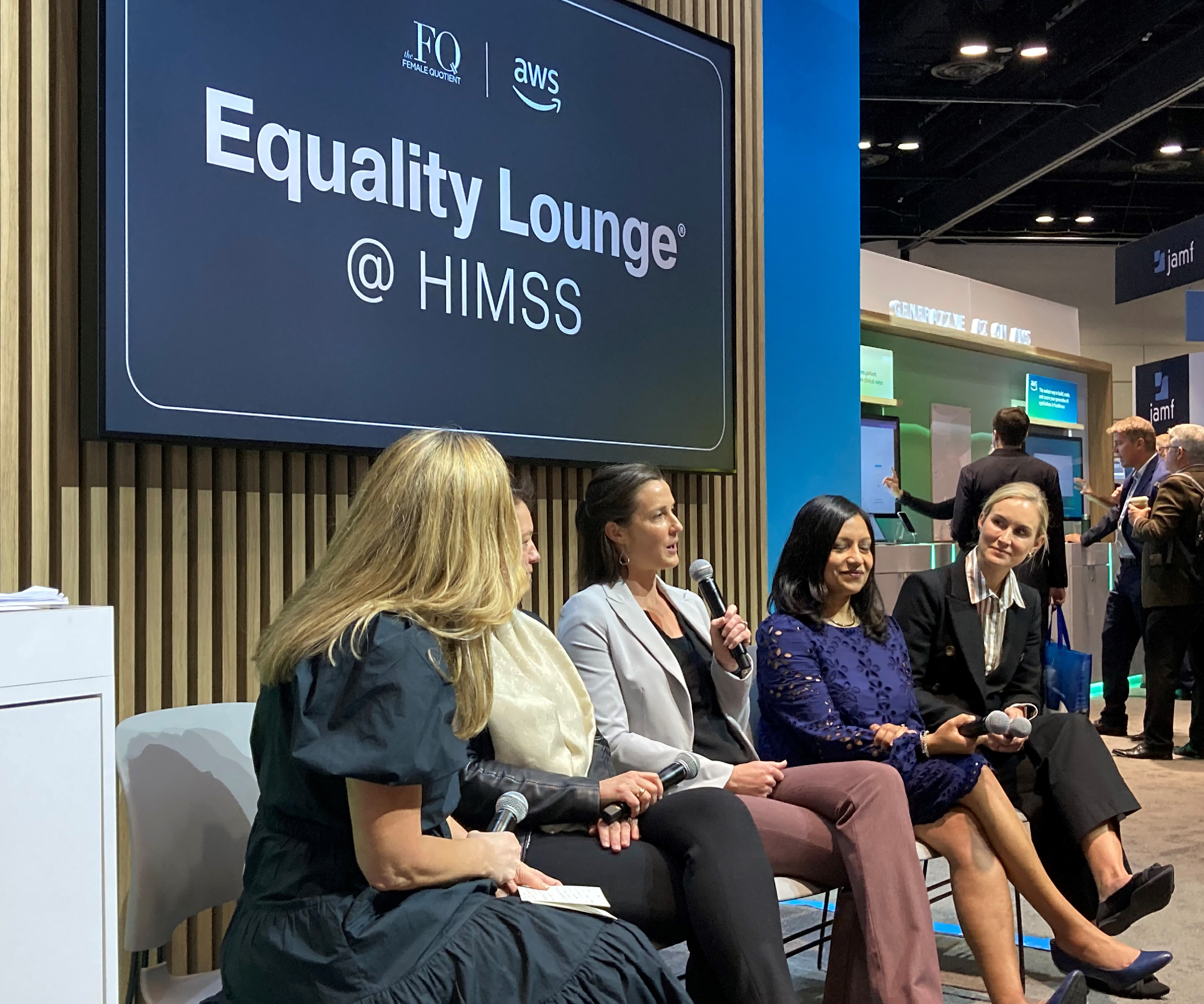 The Equality Lounge at HIMSS.