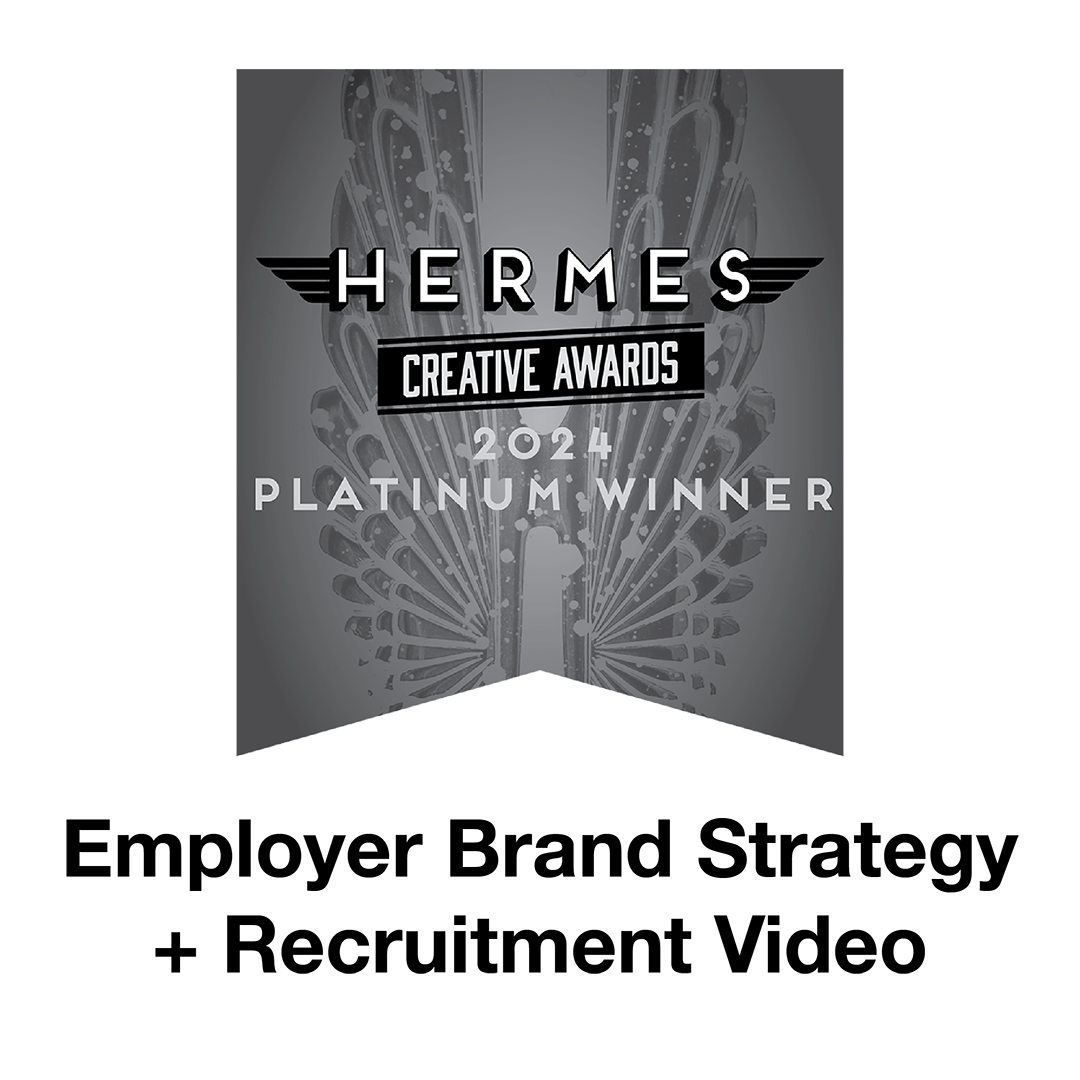 Hermes Creative Award 2024 Platinum Winner: Employer Brand Strategy + Recruitment Video logo