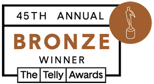 The Telly Awards: 45th Annual Bronze Winner logo