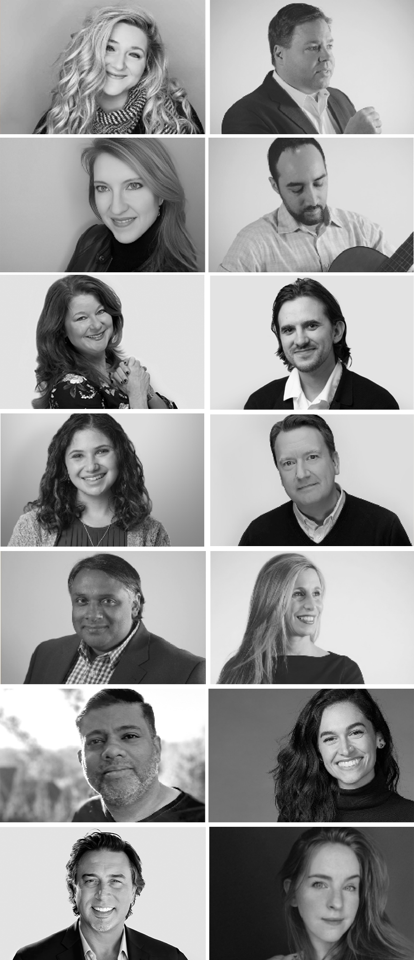 A grid image of multiple BNO staff members.