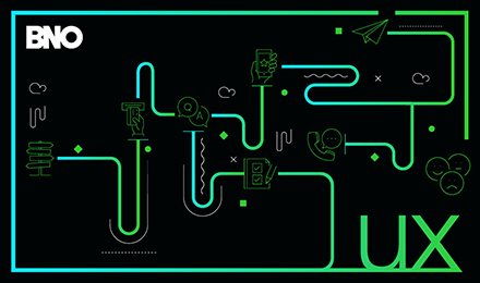 A illustration of a roadmap depicting the perfect digital journey.