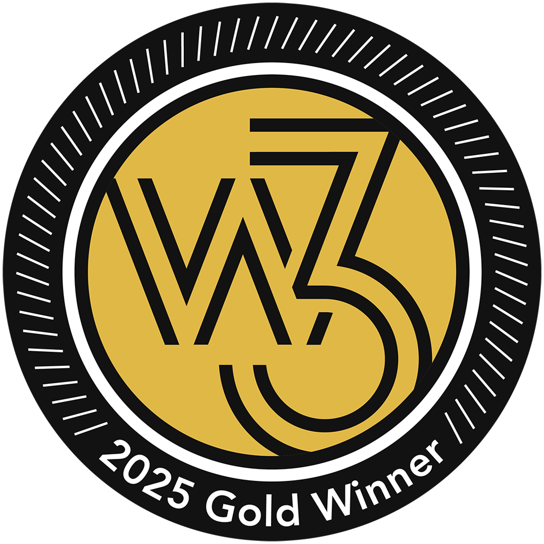 w3 2025 Gold Winner logo